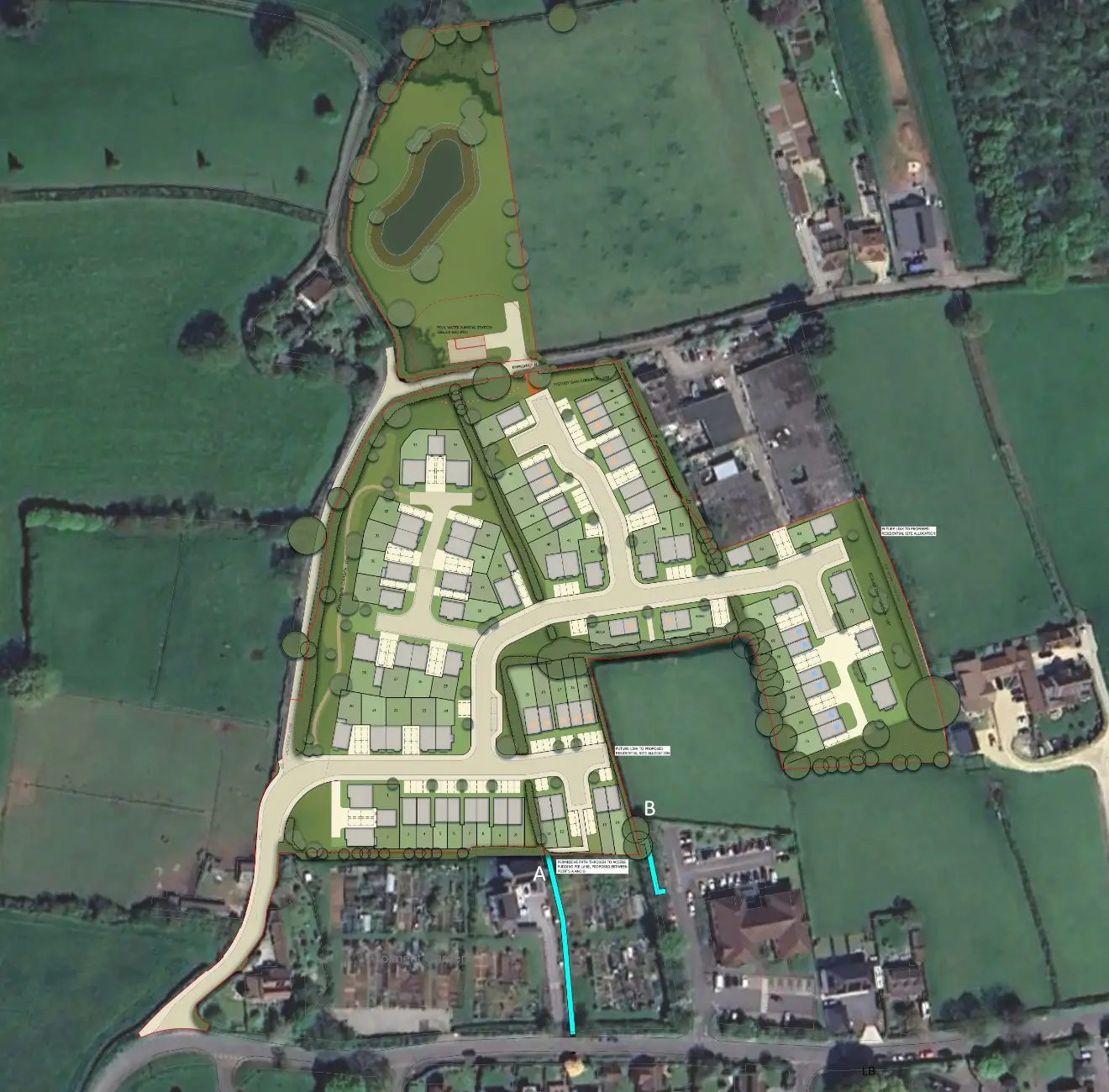 Ladymead — Langford sustainable extension